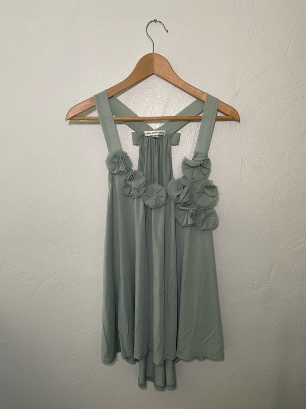 Free Generational Floral-Embellished Tank